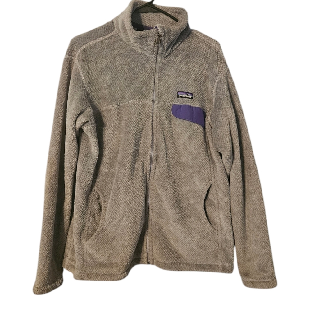 Patagonia PolarTec Thermal Pro Fleece Jacket Sweater Womens XL Full Zip